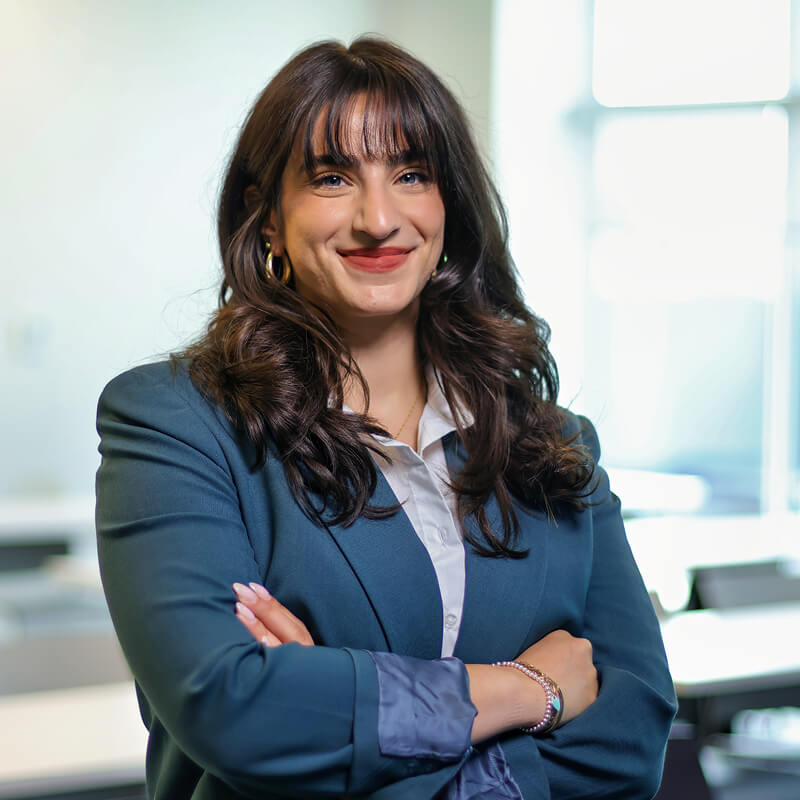 A portrait of Dena Atallah