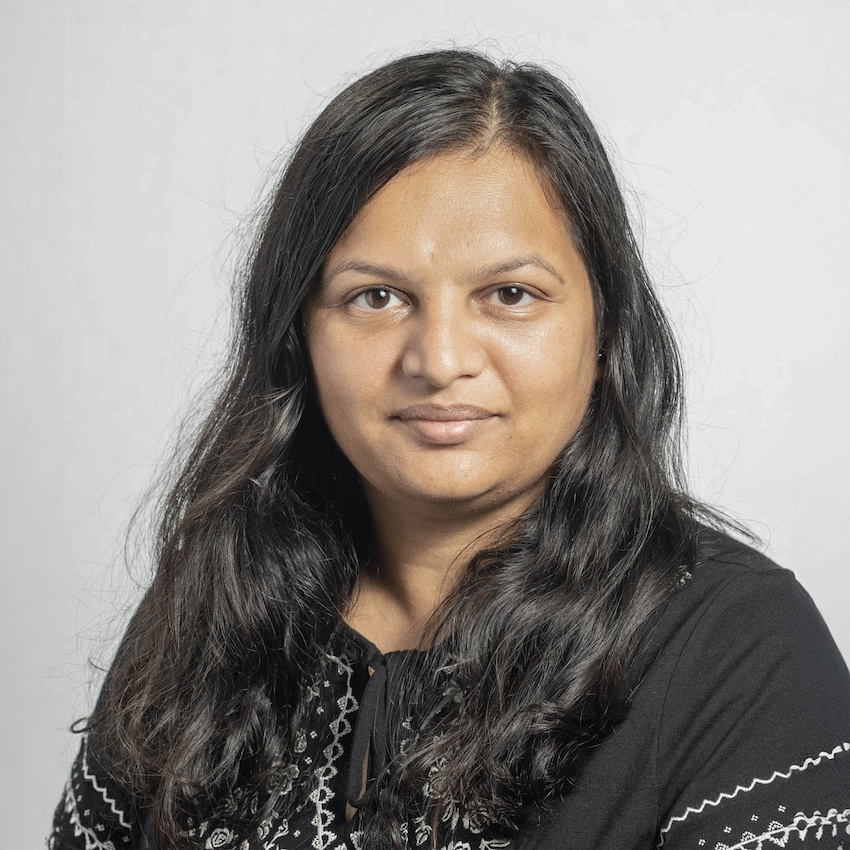 A portrait of Shweta Dharia