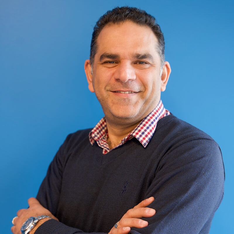 A portrait of Touraj BaniRostam