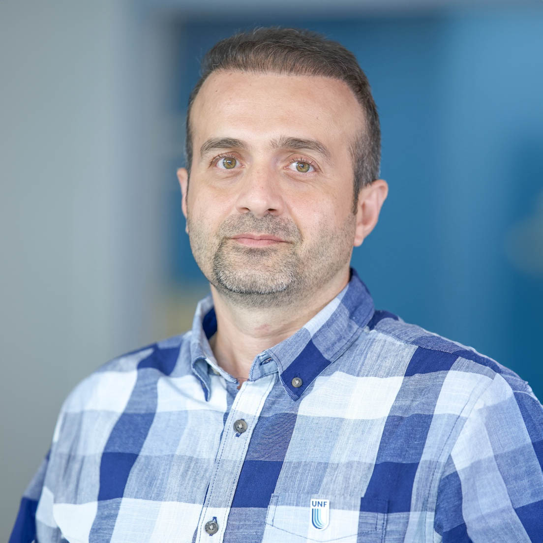 A portrait of Hamid Reza Peikari