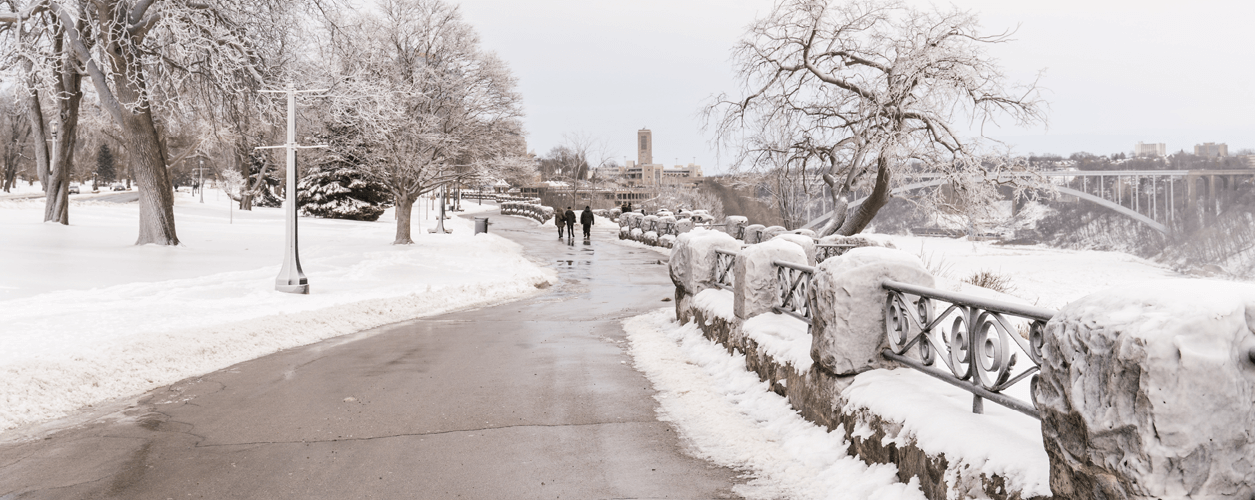 Winter weather reminders for University of Niagara Falls Canada community