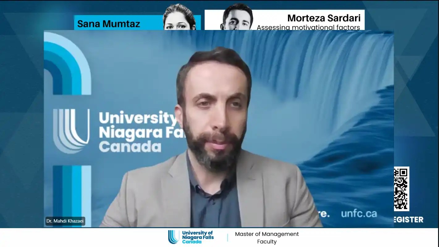 screenshot of a webinar